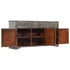 Rustika Rowe -  Sideboard Grey 160x40x80 cm Solid Mango Wood